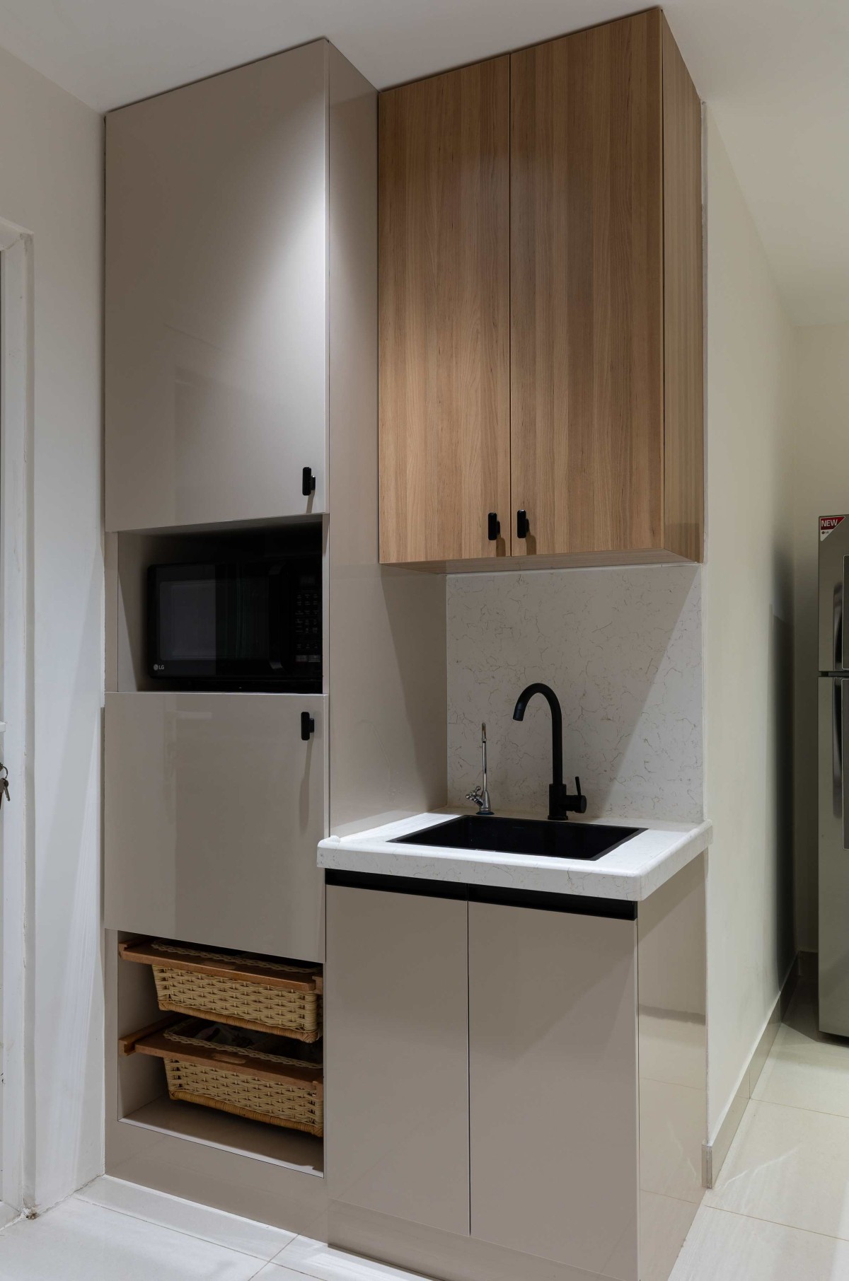 Kitchen of Whispers of Earth & Elegance by Elevate Interiors