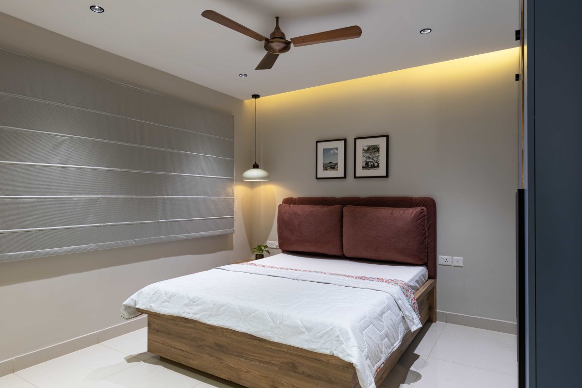 Guest Bedroom of Whispers of Earth & Elegance by Elevate Interiors