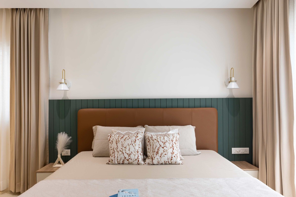 Master Bedroom of Whispers of Earth & Elegance by Elevate Interiors
