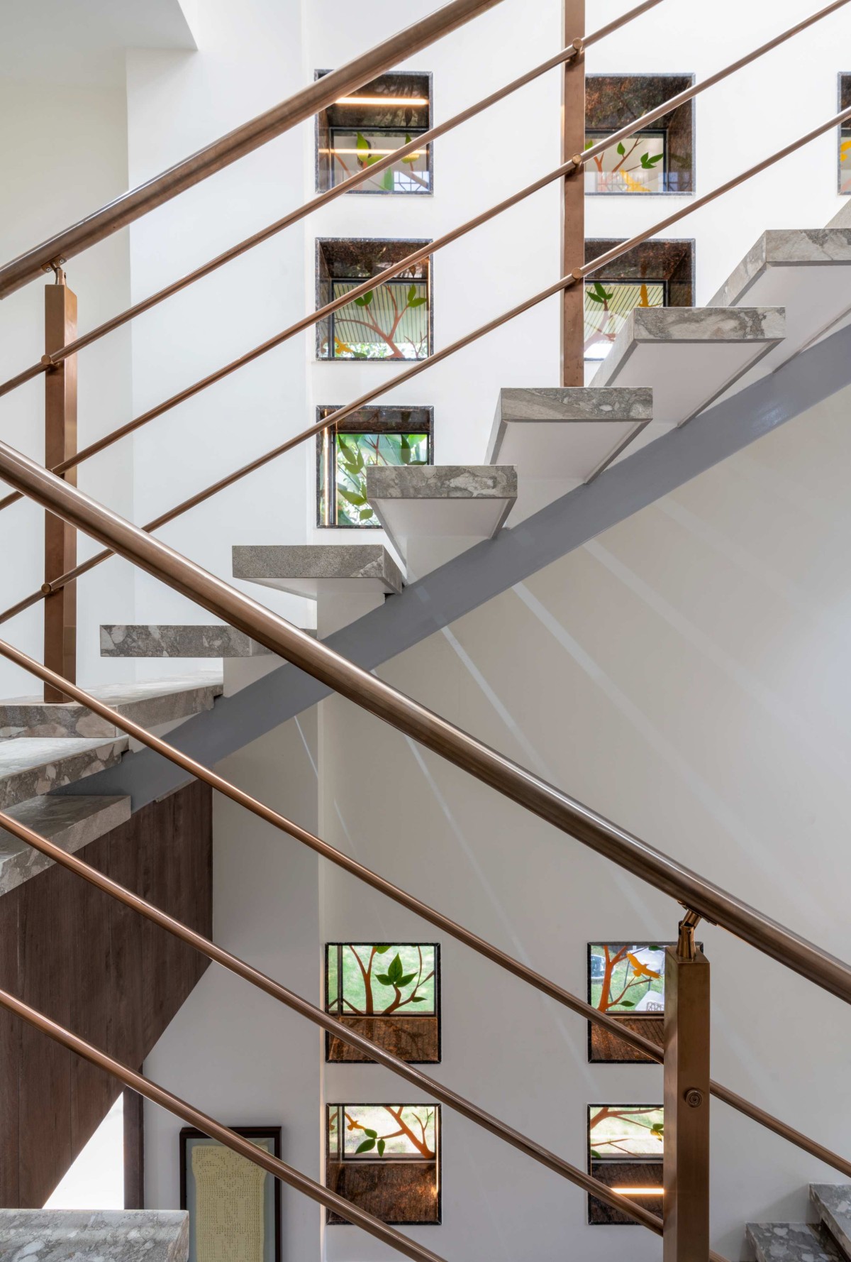 Staircase of NMD Interiors Studio Design by NMD Interiors