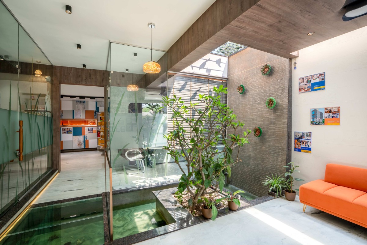 Bridge to studio of NMD Interiors Studio Design by NMD Interiors