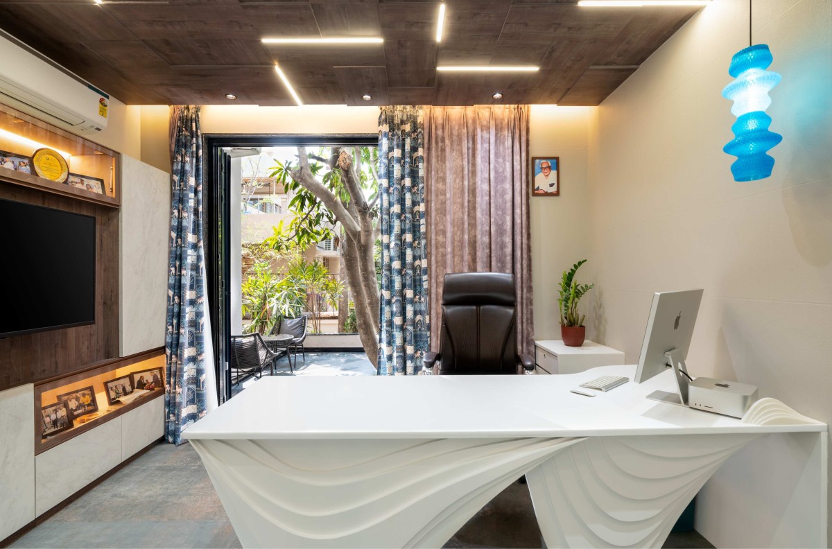 Director's cabin 2 of NMD Interiors Studio Design by NMD Interiors