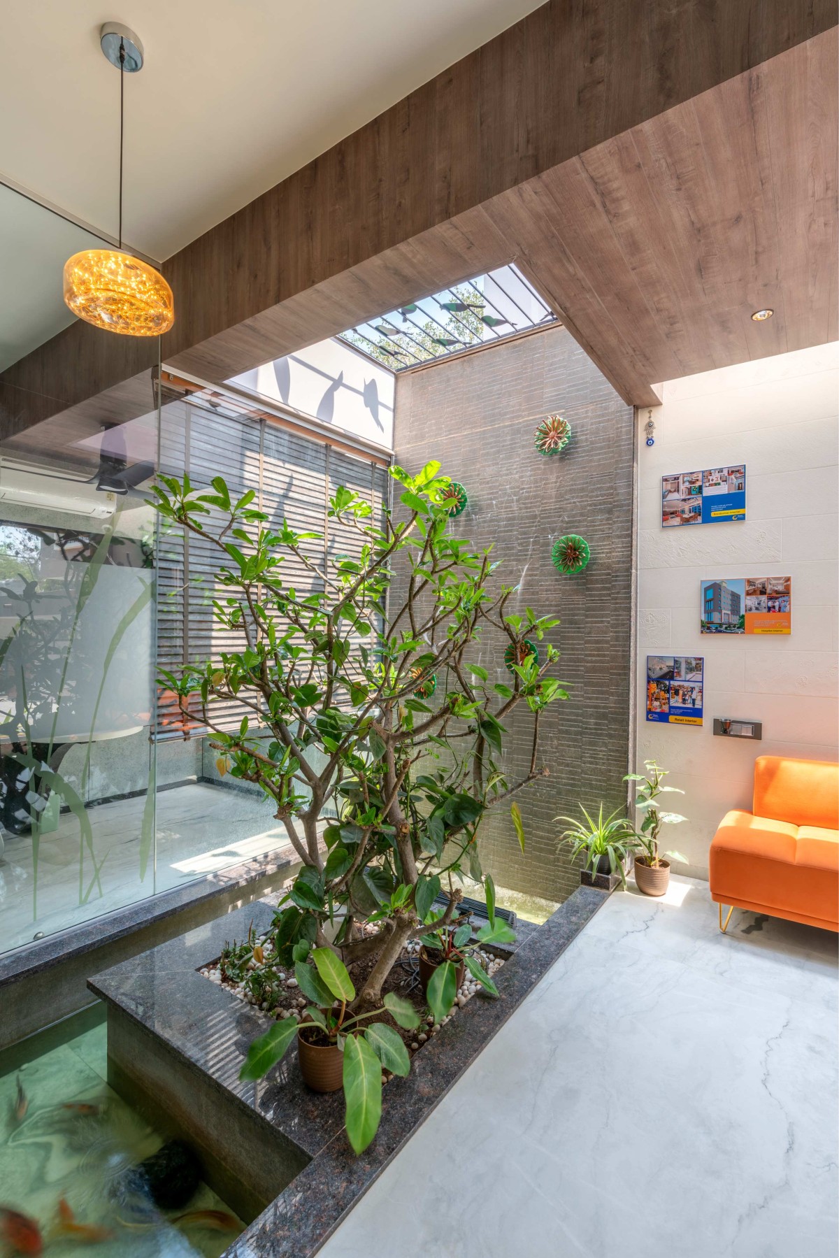 Indoor Court of NMD Interiors Studio Design by NMD Interiors
