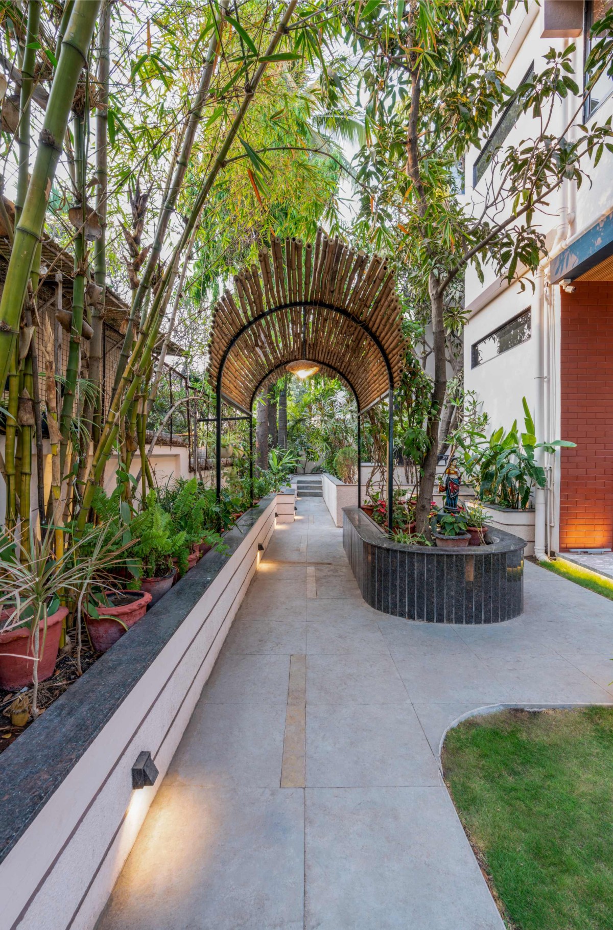 Entry Passage of NMD Interiors Studio Design by NMD Interiors
