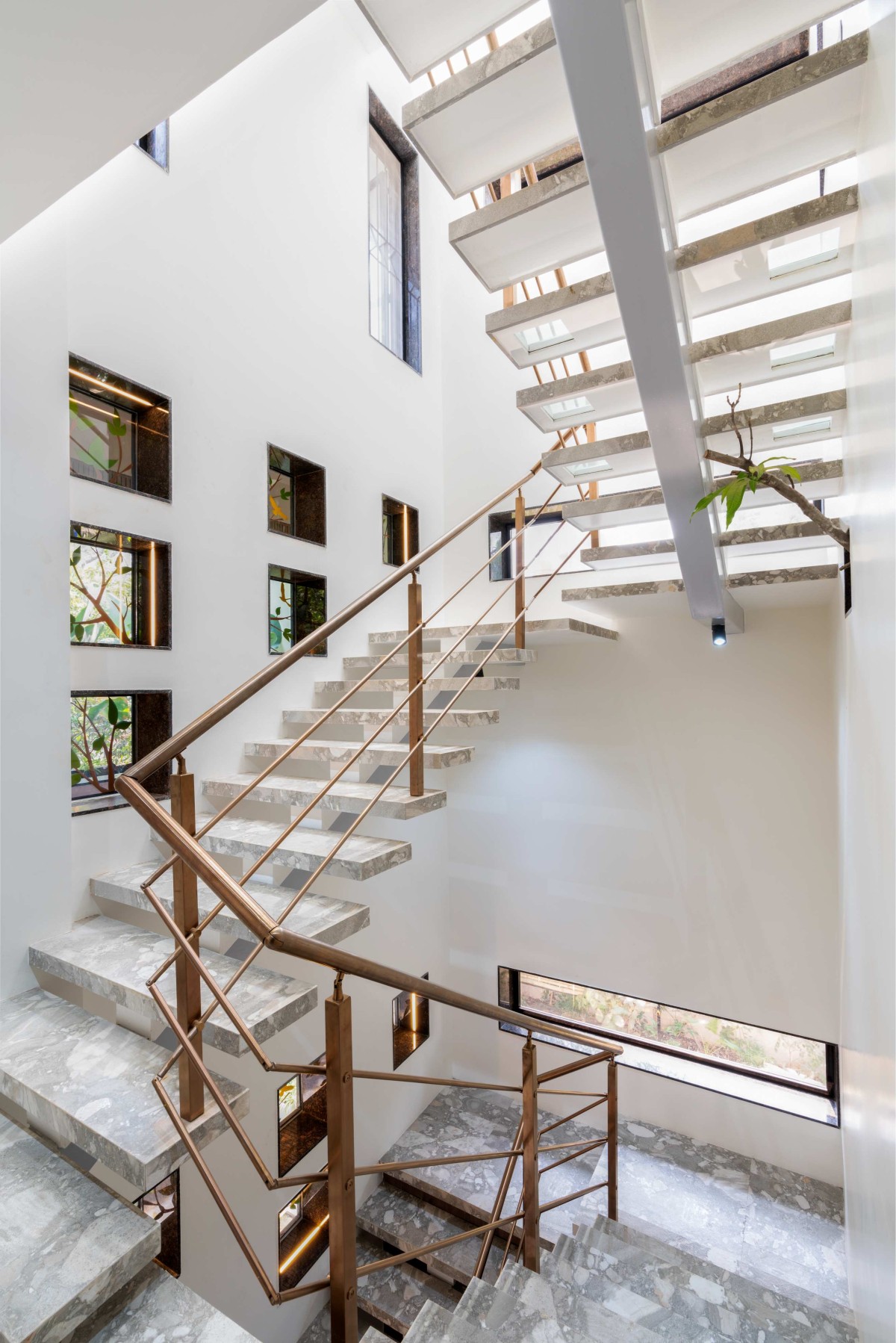 Staircase of NMD Interiors Studio Design by NMD Interiors
