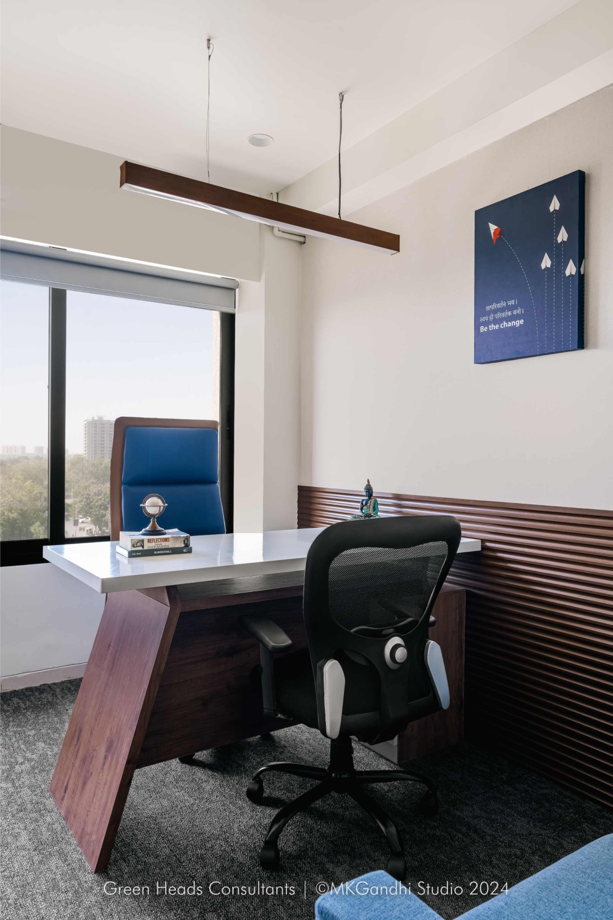 Director's cabin of BYC – Book your Career by Green Heads Consultants LLP