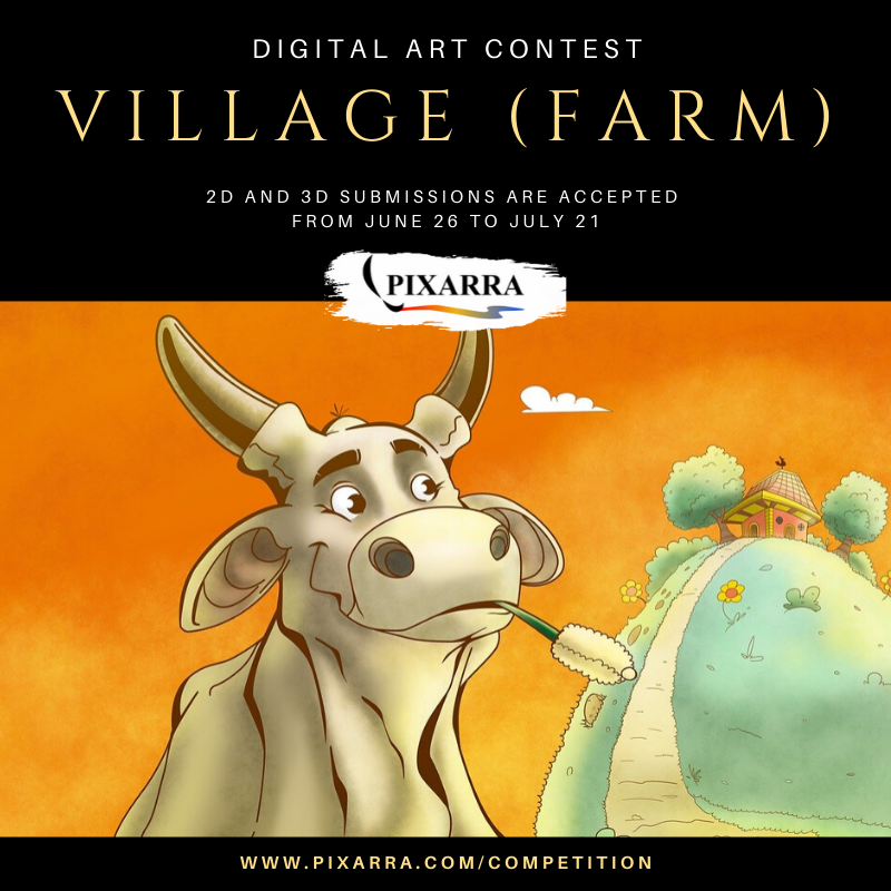 “Village (Farm)” Digital Art Contest
