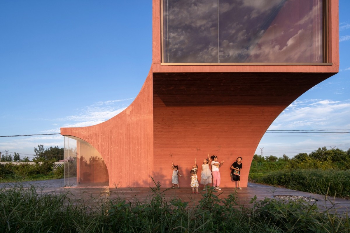 Peach Hut by Atelier Xi