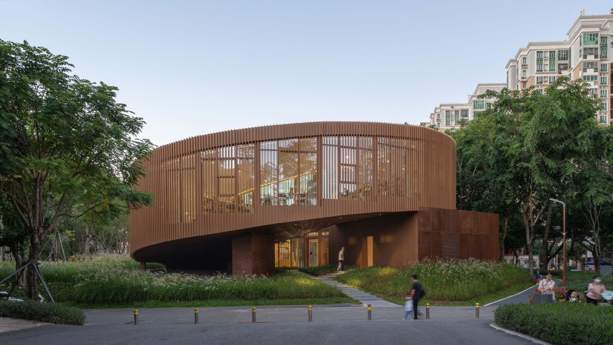 Serpentine Bookhouse by Atelier Xi
