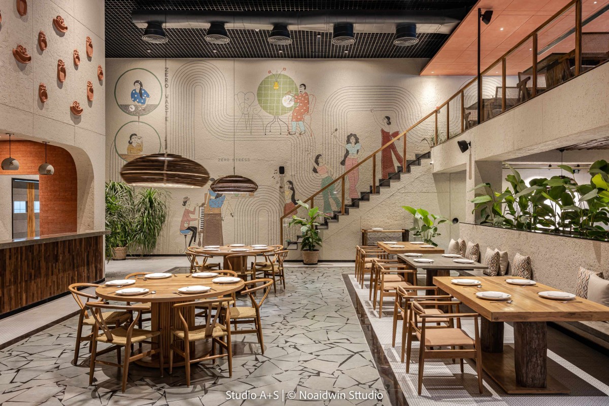 Interior view of Zero The Restaurant by Studio A + S