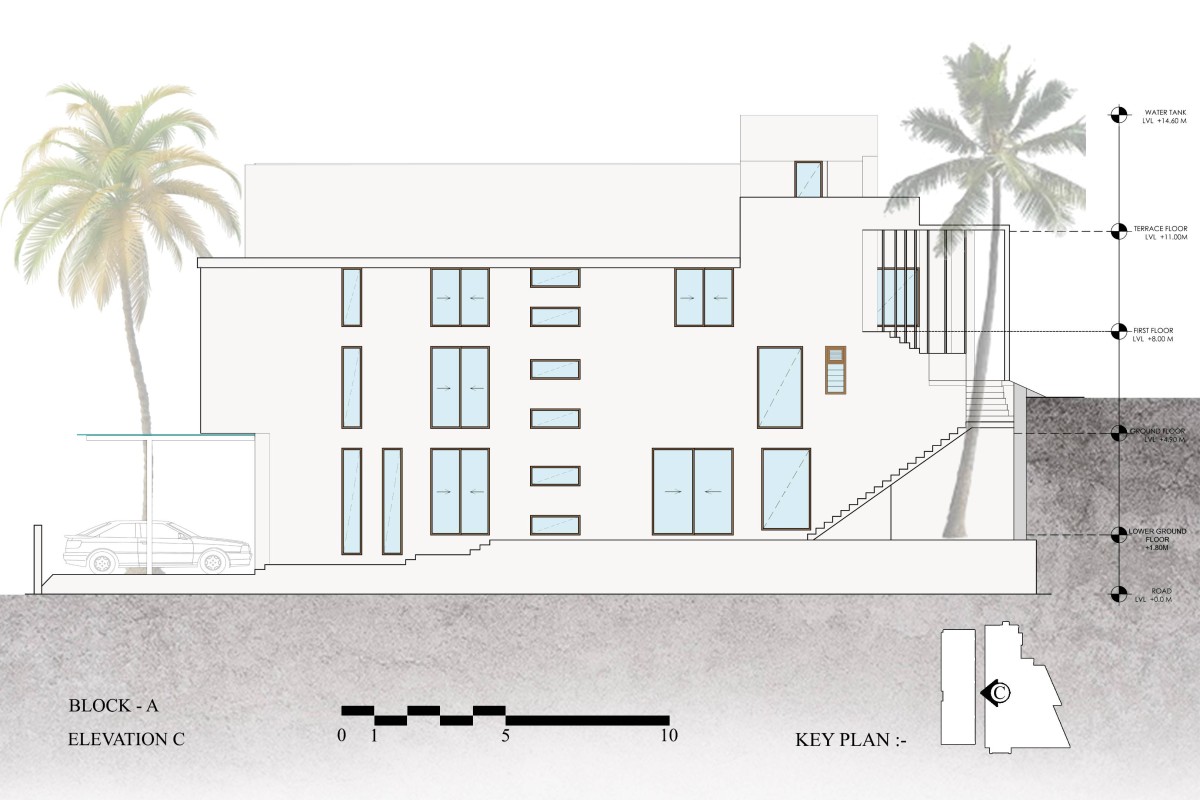 HOUSE A ELEVATION C