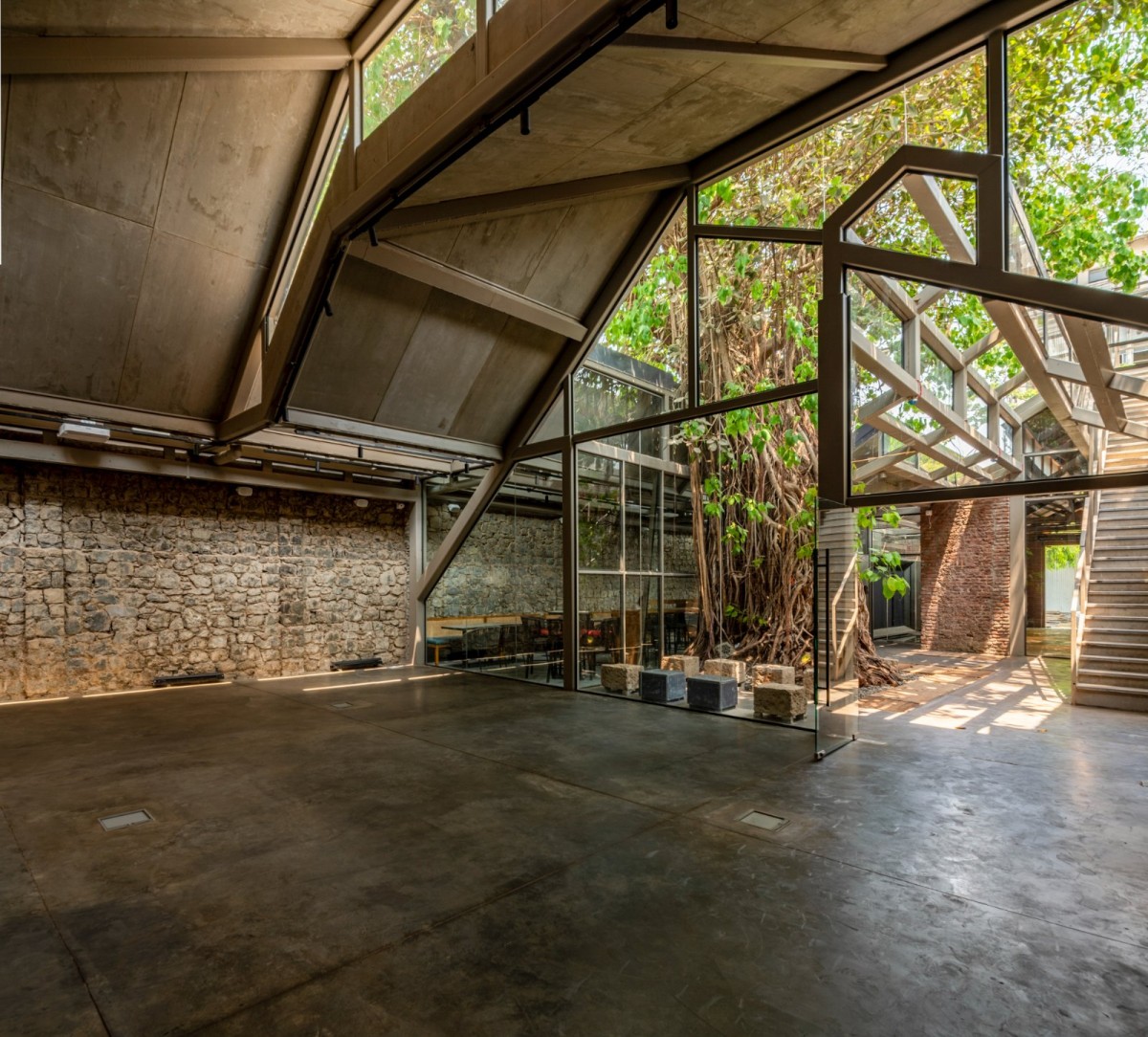 Interior view of Ice Factory Ballard Estate by Malik Architecture