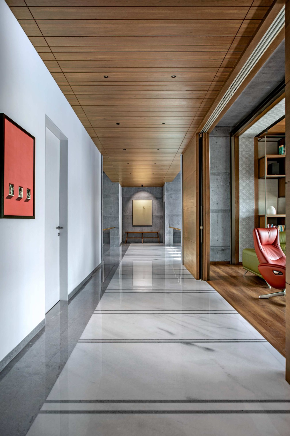 Passage of Ankit Shah Residence by Dipen Gada & Associates