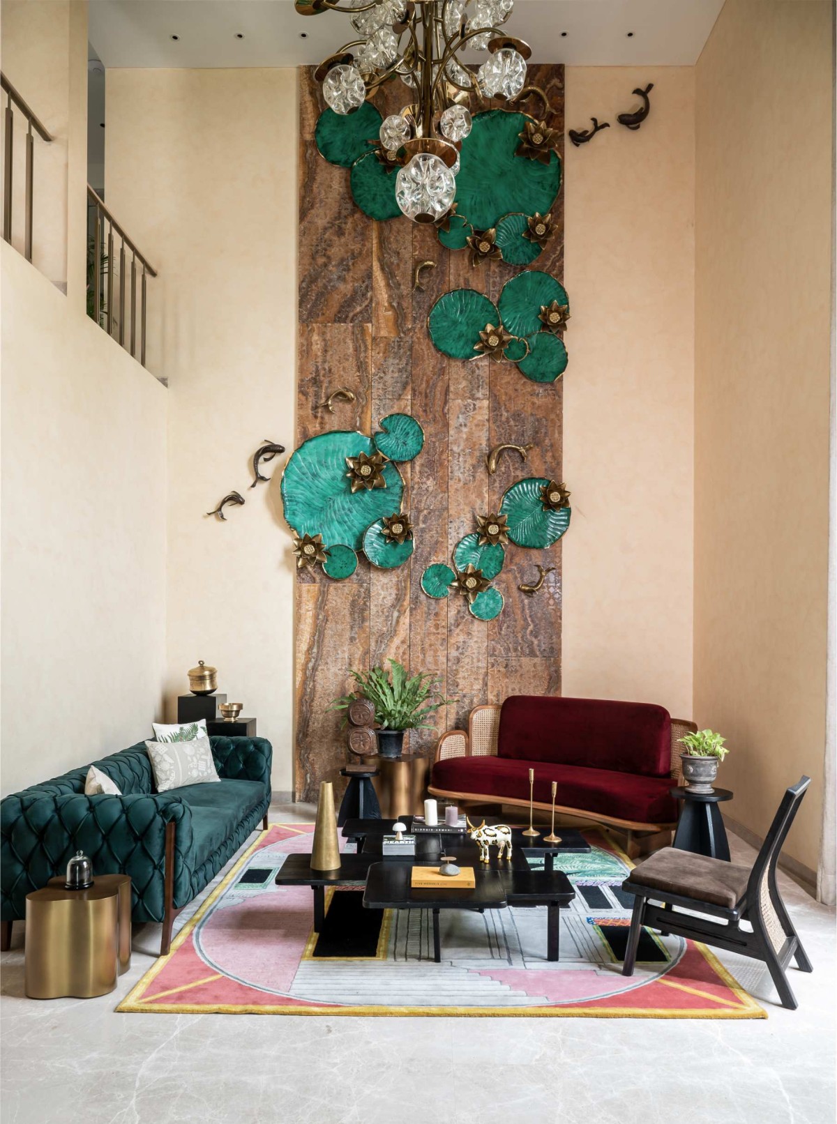Drawing room of Ekta Villa by Beyond Spaces Design Studio