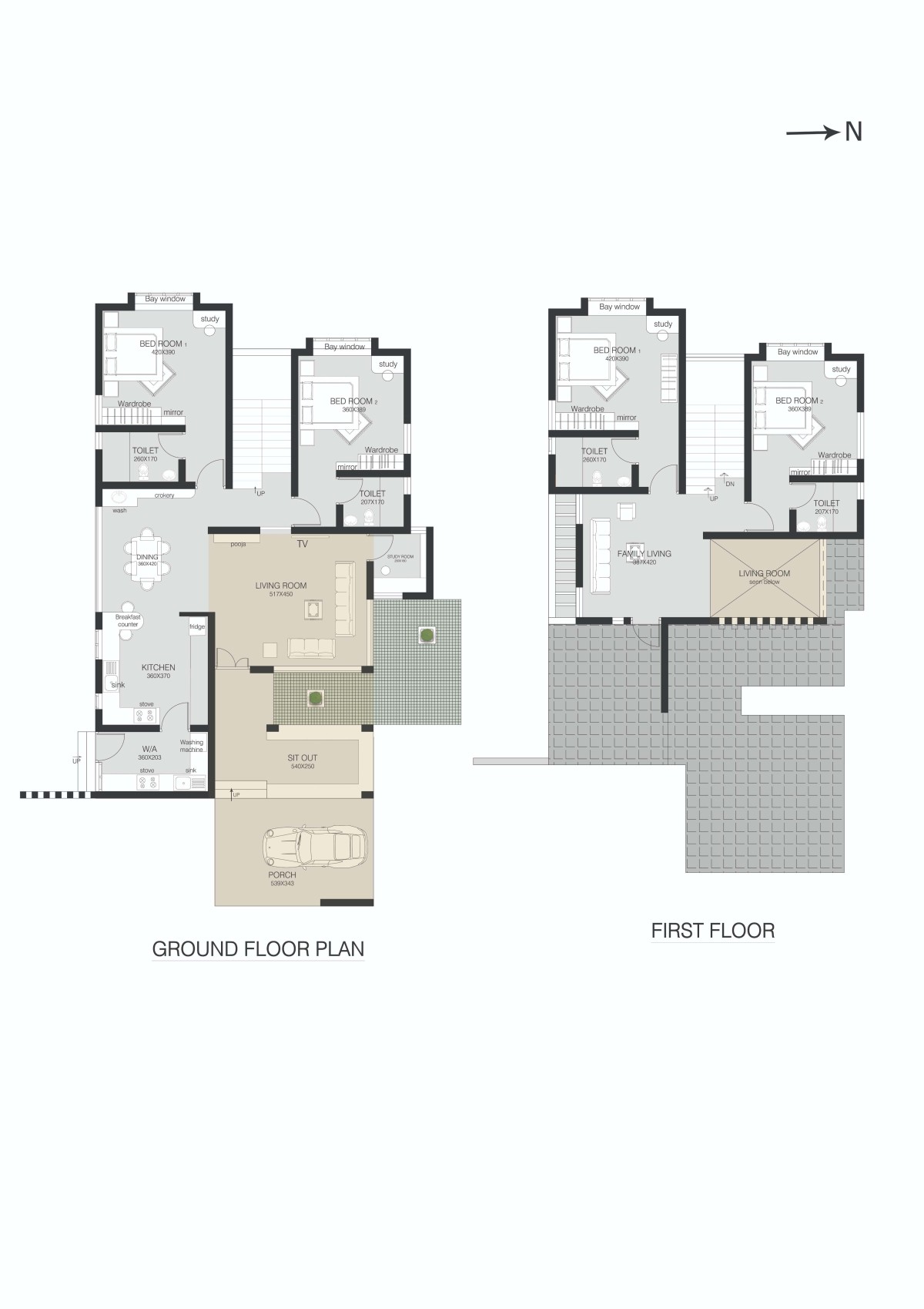 Plan of Customary Rapport by Nestcraft Architecture