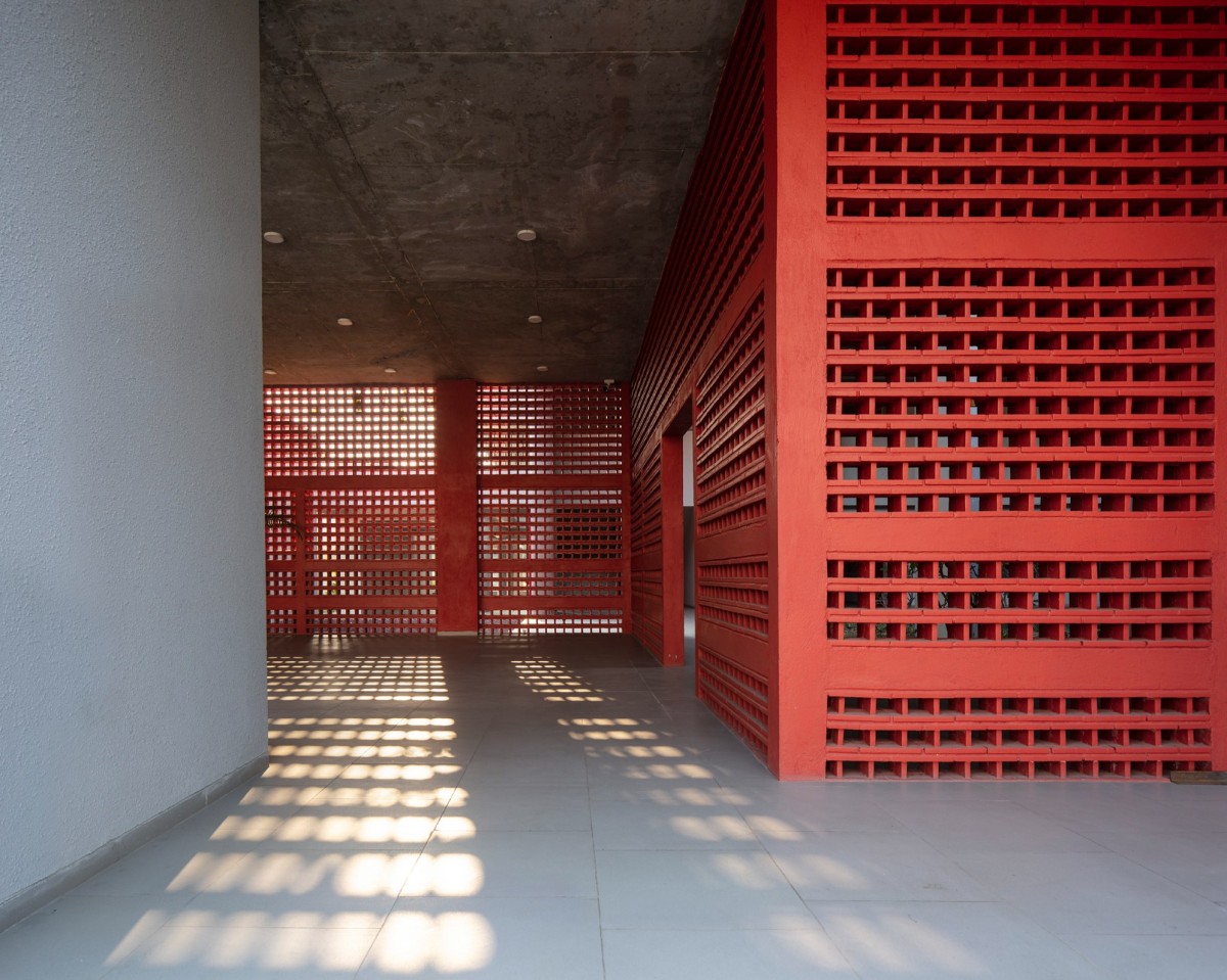 Interior view of Swarnim International School by Abin Design Studio