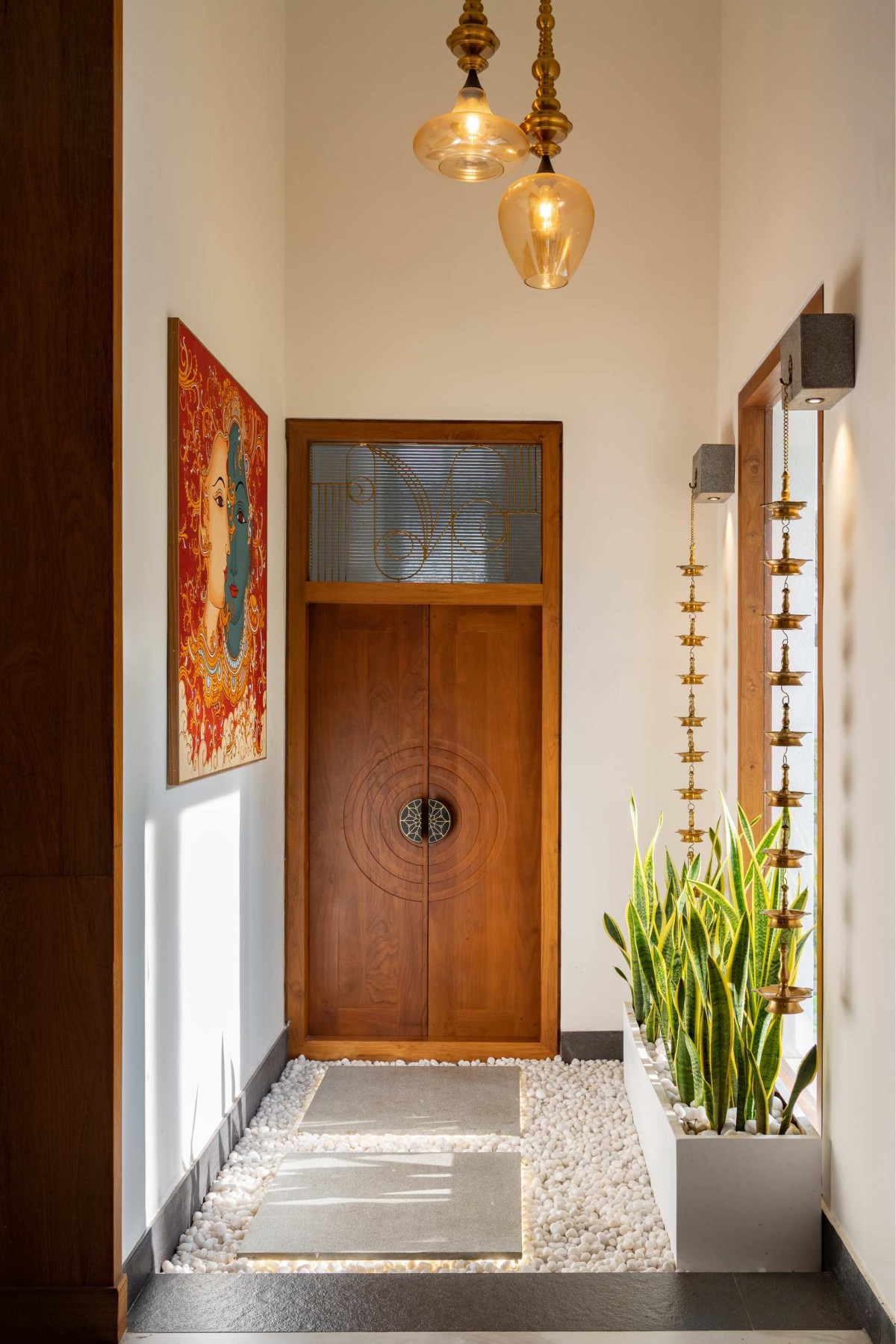 Pooja room of The Pravasi Home by Studio Vista Architects