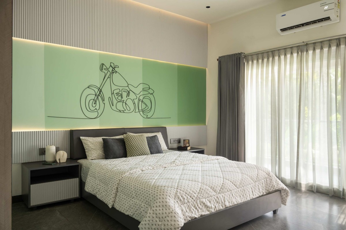 Son's bedroom of The Pravasi Home by Studio Vista Architects