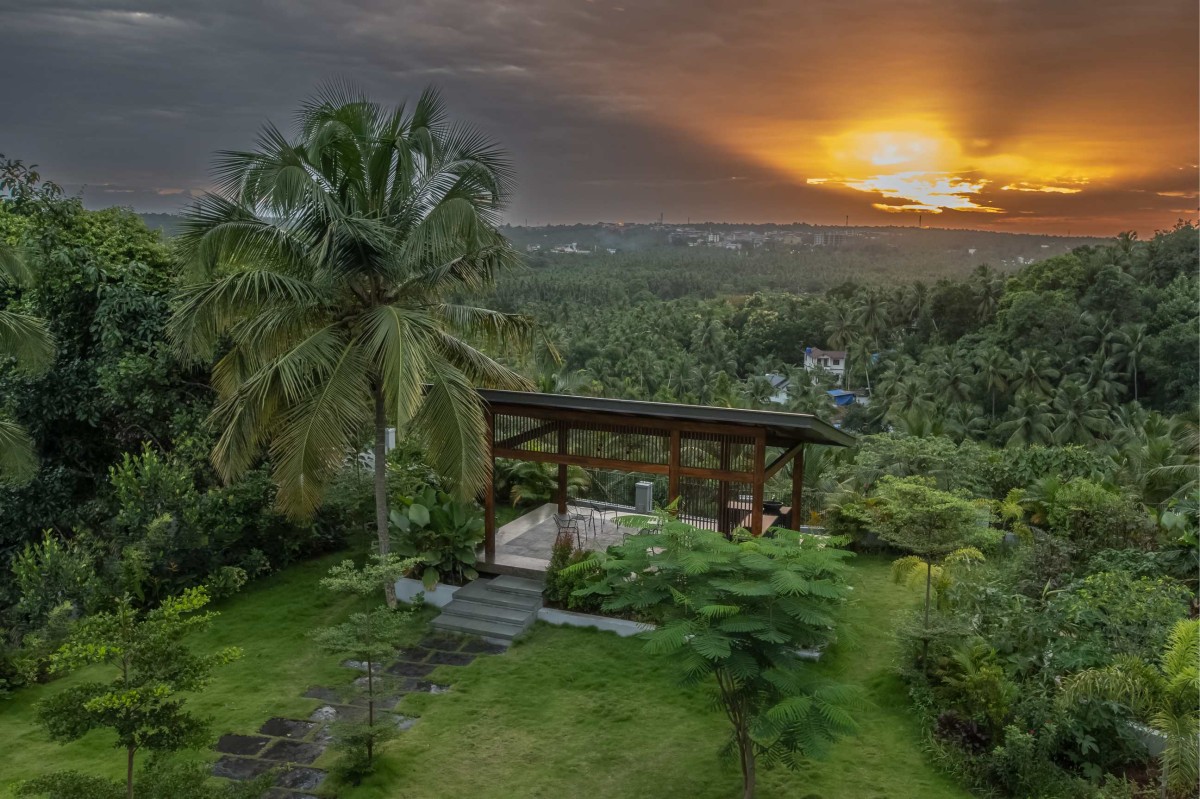 Bird eye view of pavilion of Istana by Ta-Da Design Collective Llp