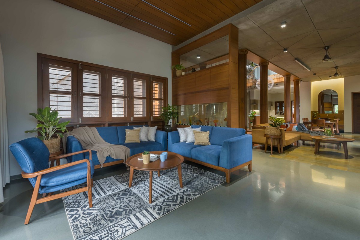 First floor living area of An Indian Abode by K.N. Associates