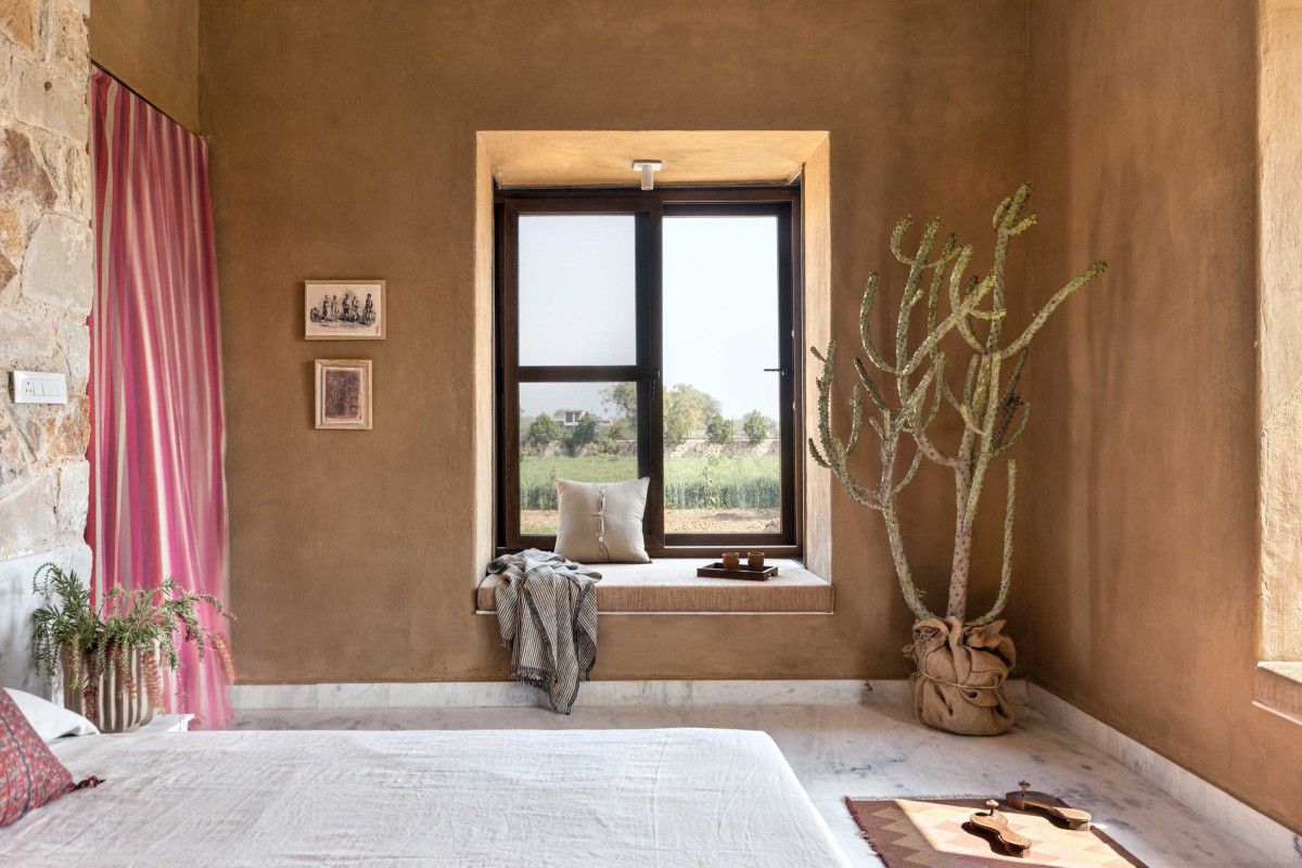 Bedroom of Stone House by Sketch Design Studio