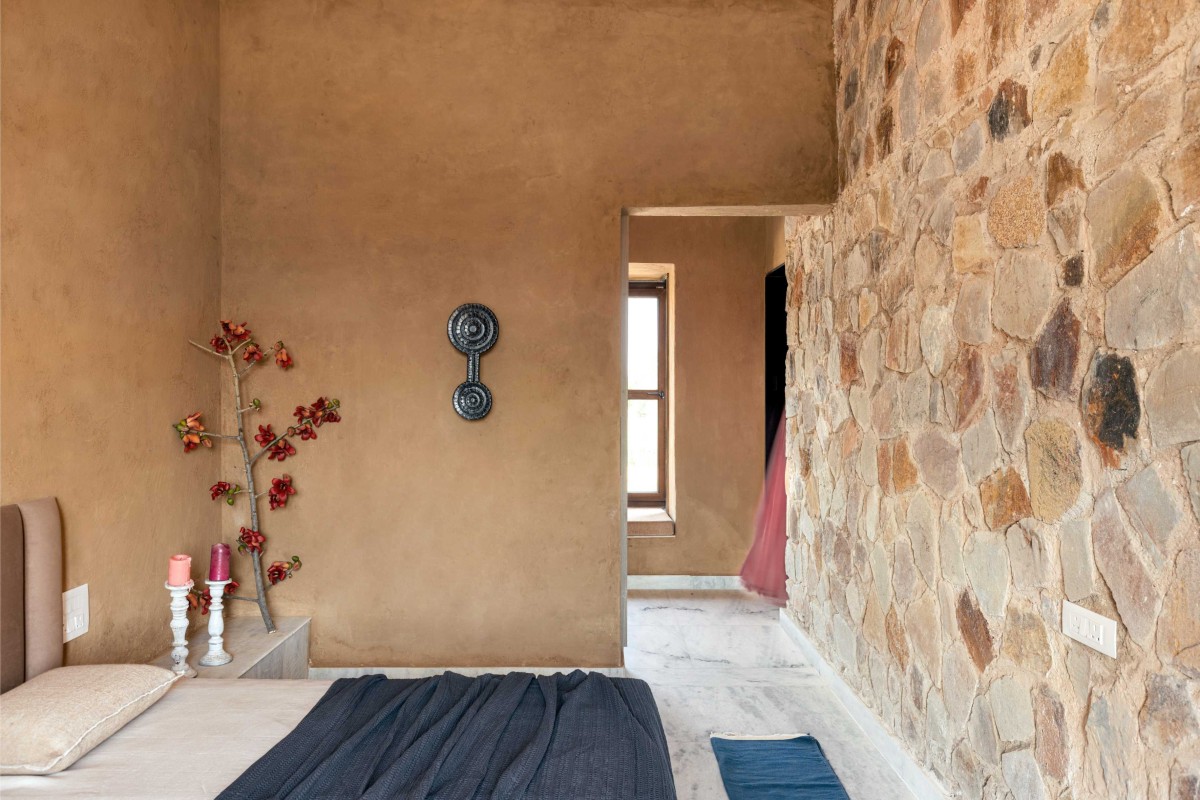 Bedroom 2 of Stone House by Sketch Design Studio