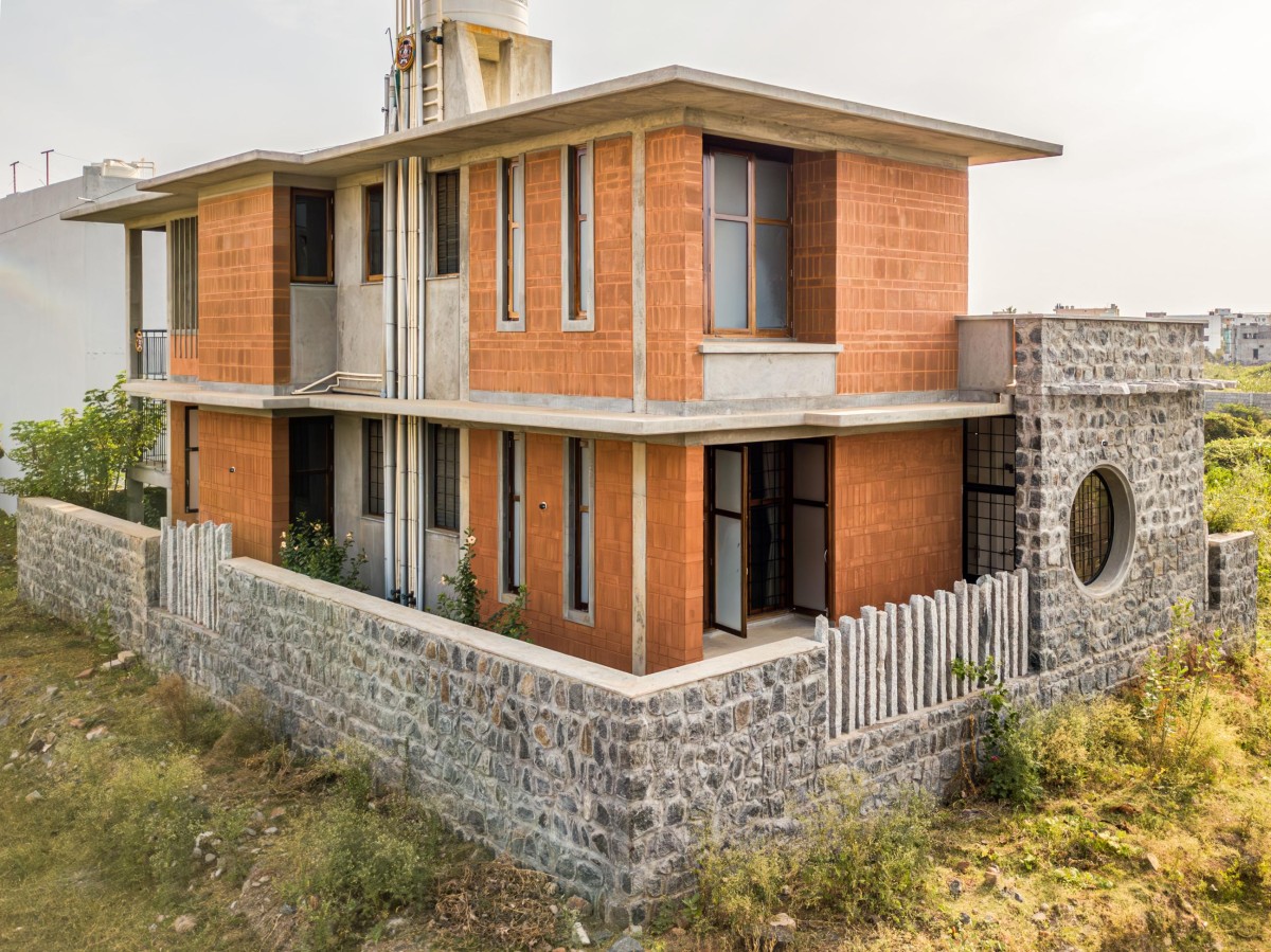 Exterior view of Alamu Nilayam by RP Architects