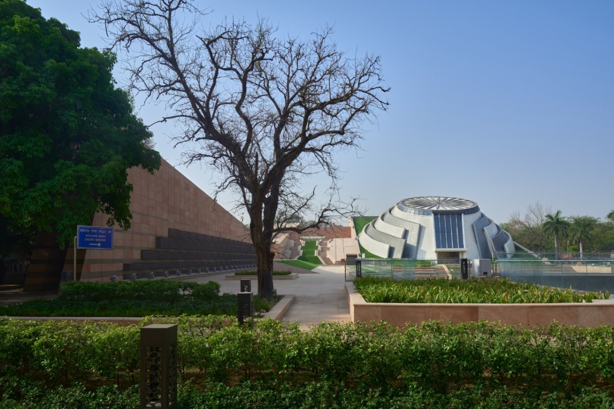 Exterior view of Pradhanmantri Sangrahalaya by Sikka Associates Architects