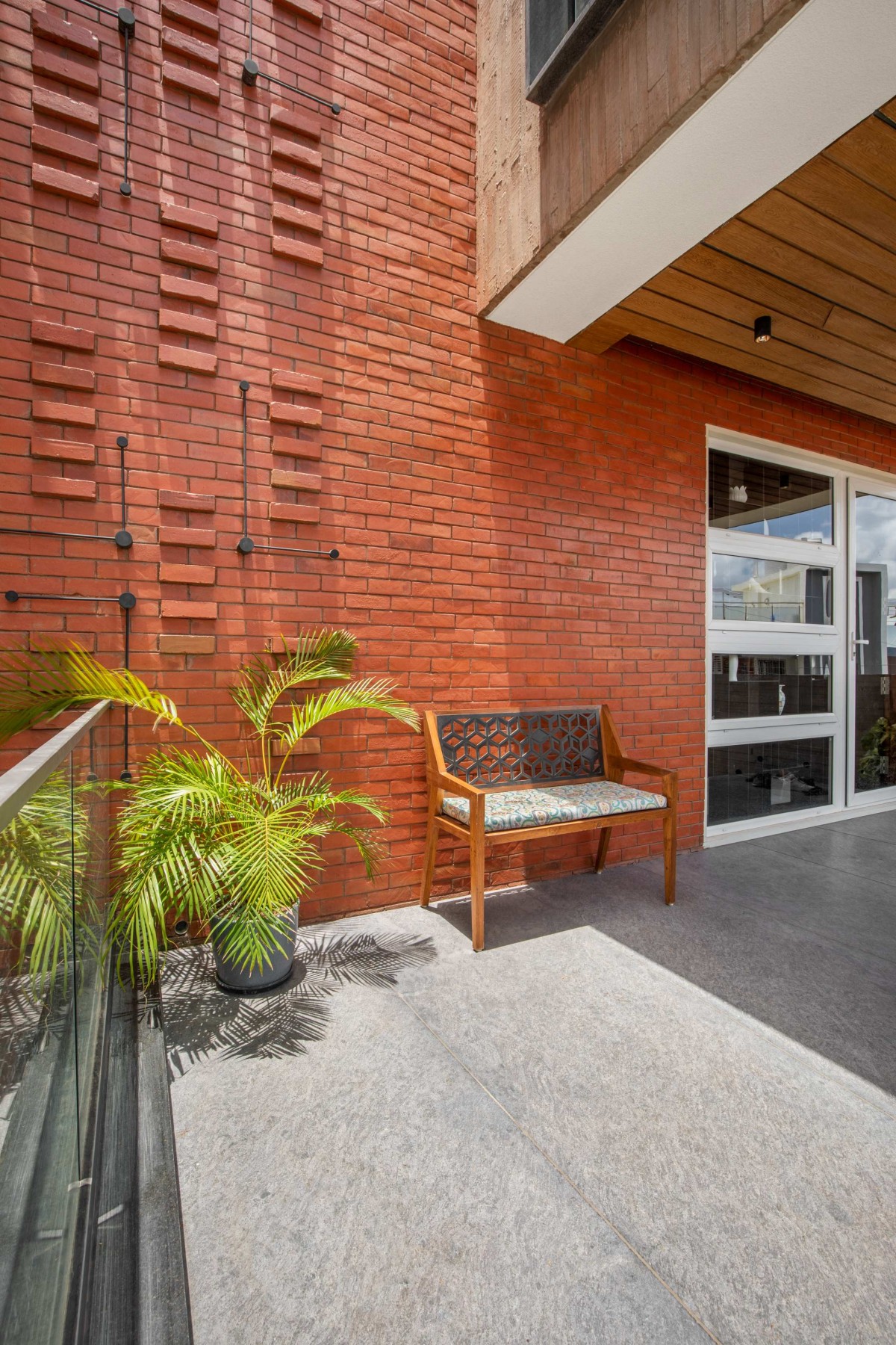 Seating area at first floor of Trupti by Archipoint