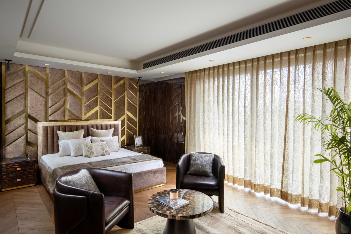 Master Bedroom of Vasant Vihar Apartment by Design Deconstruct