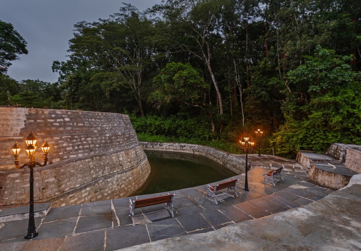 Pond of Vismita County of Jyaamiti Architectural Studio