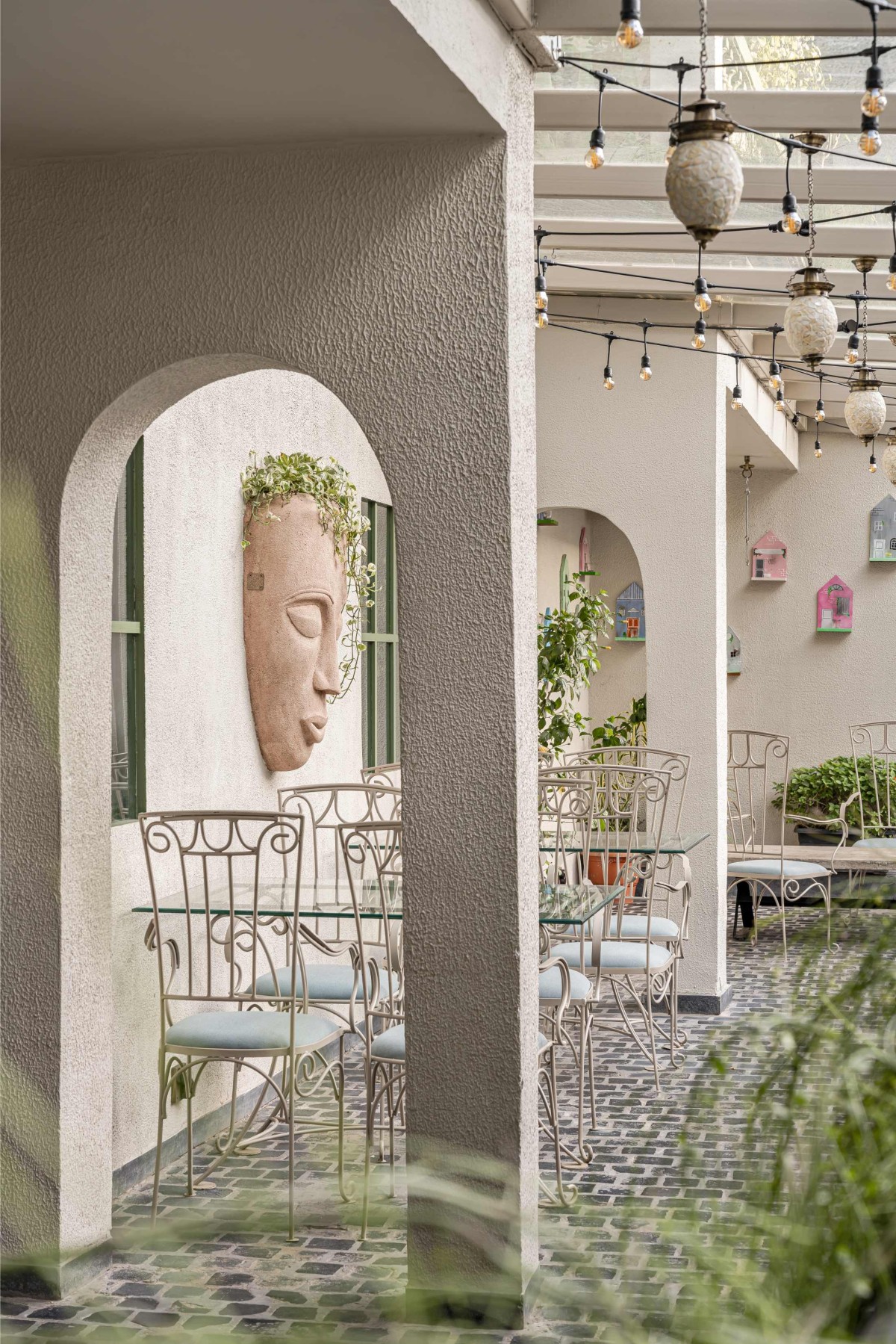 Outdoor dining of Trezoro by Studio M Design
