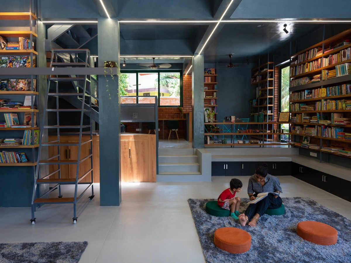 Library of The Reading Room by A N Design Studio