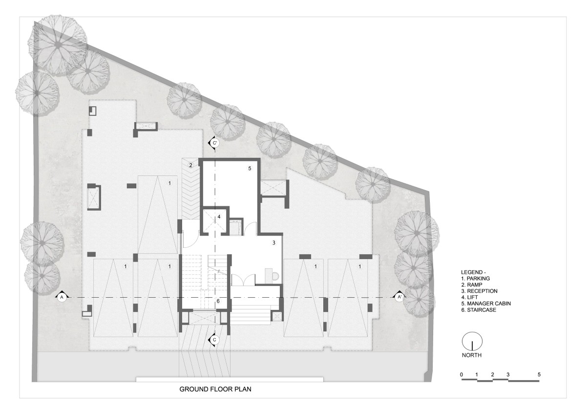 Ground Floor Plan of Tattva by Sparc Design
