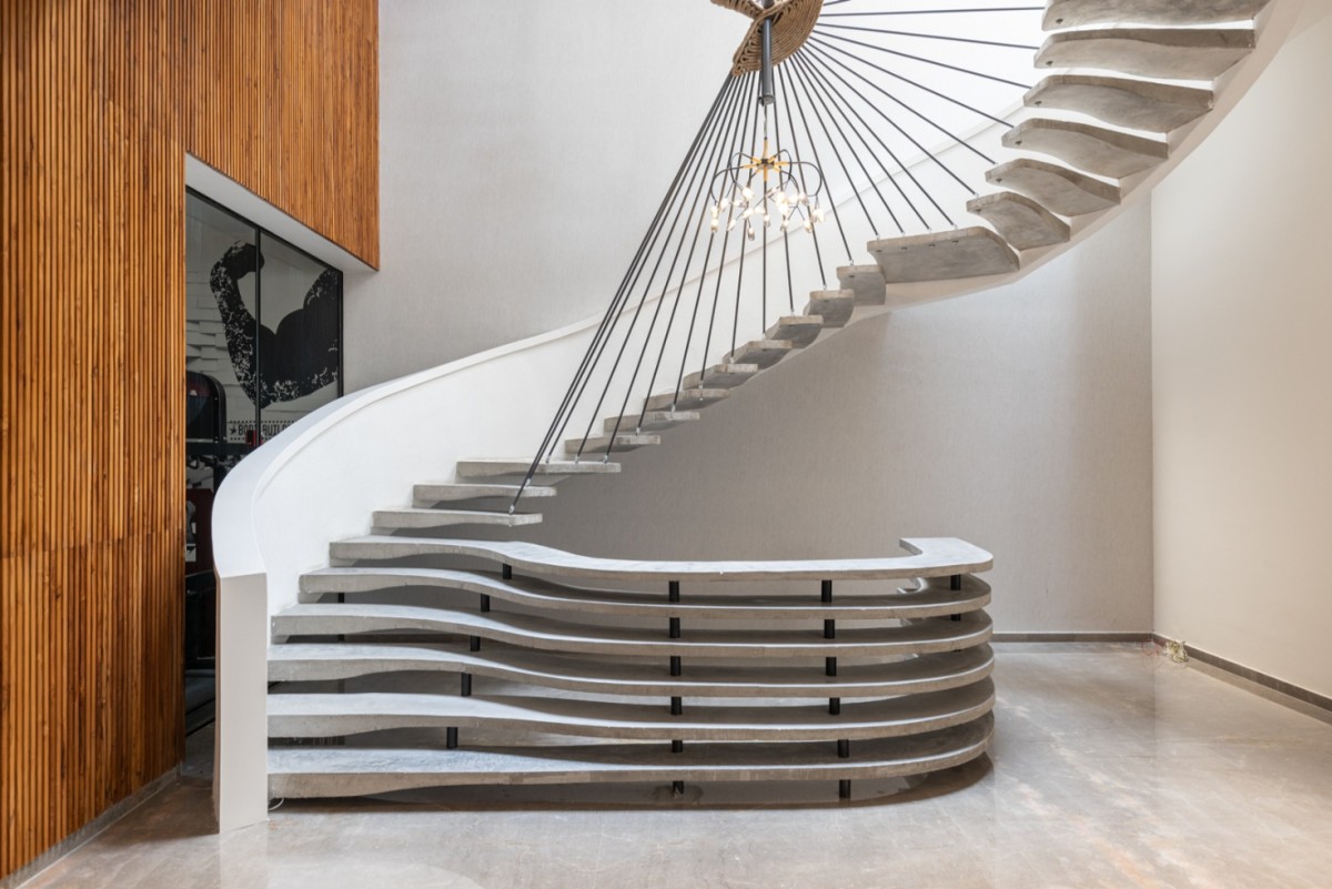 Staircase of The Ribbon House by Studio Ardete