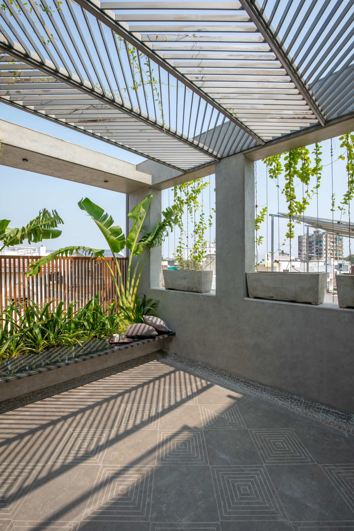 Terrace of Manilaxmi by I K Architects