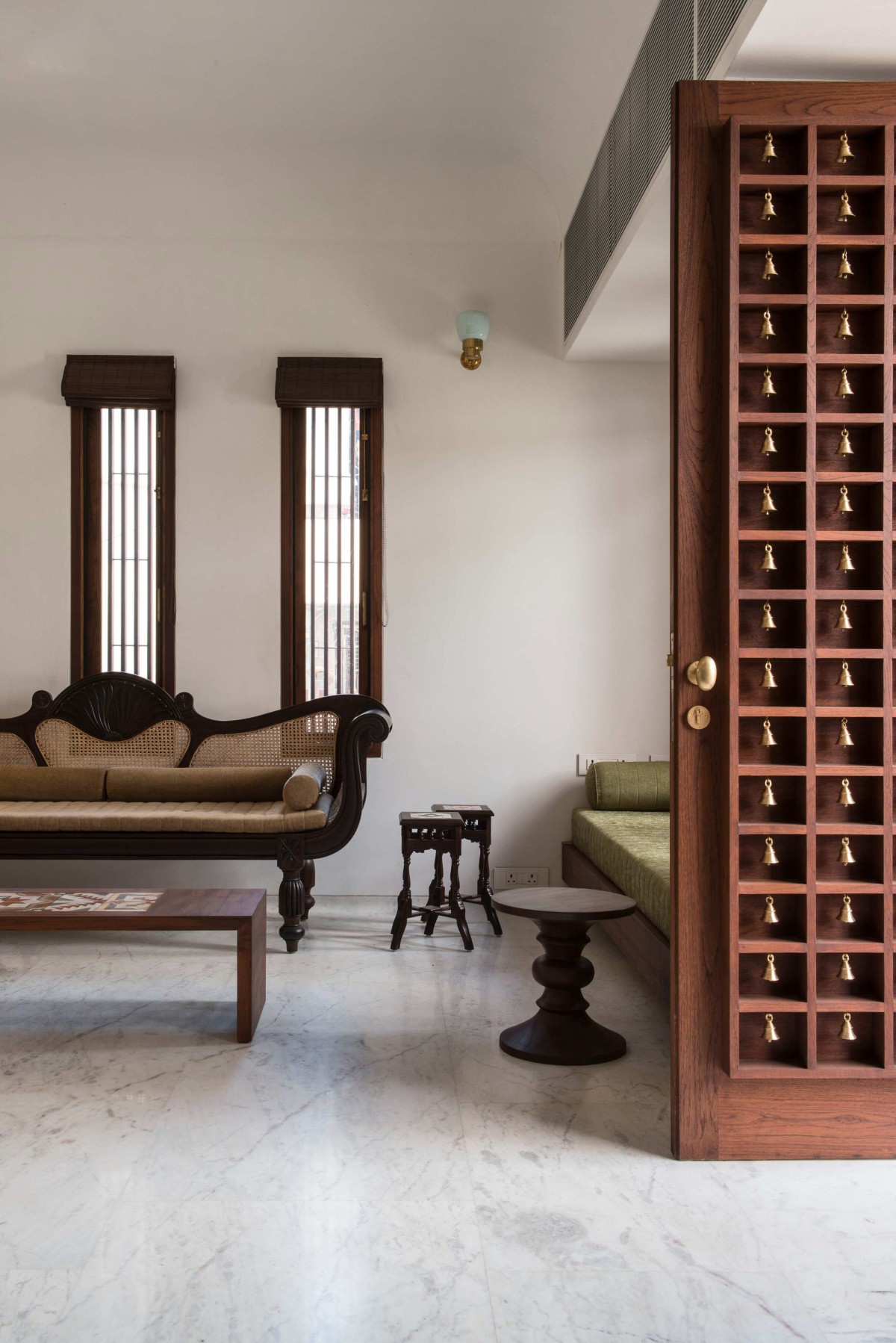 Formal living of Mandvi House by SPASM Design Architects