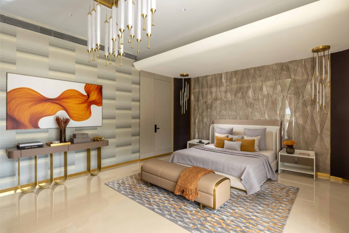 Bedroom of Citrus Adobe by Azure Interiors