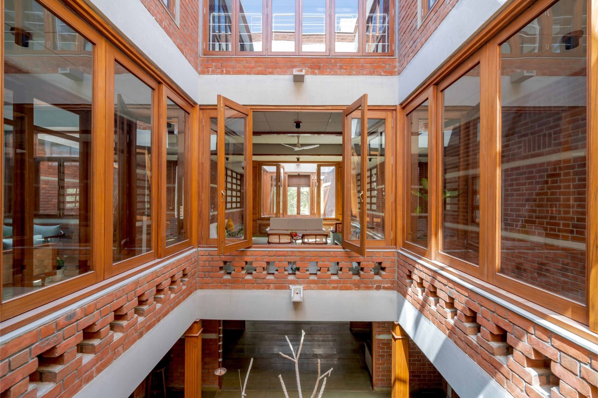 First floor view of The Maze House by MISA Architects