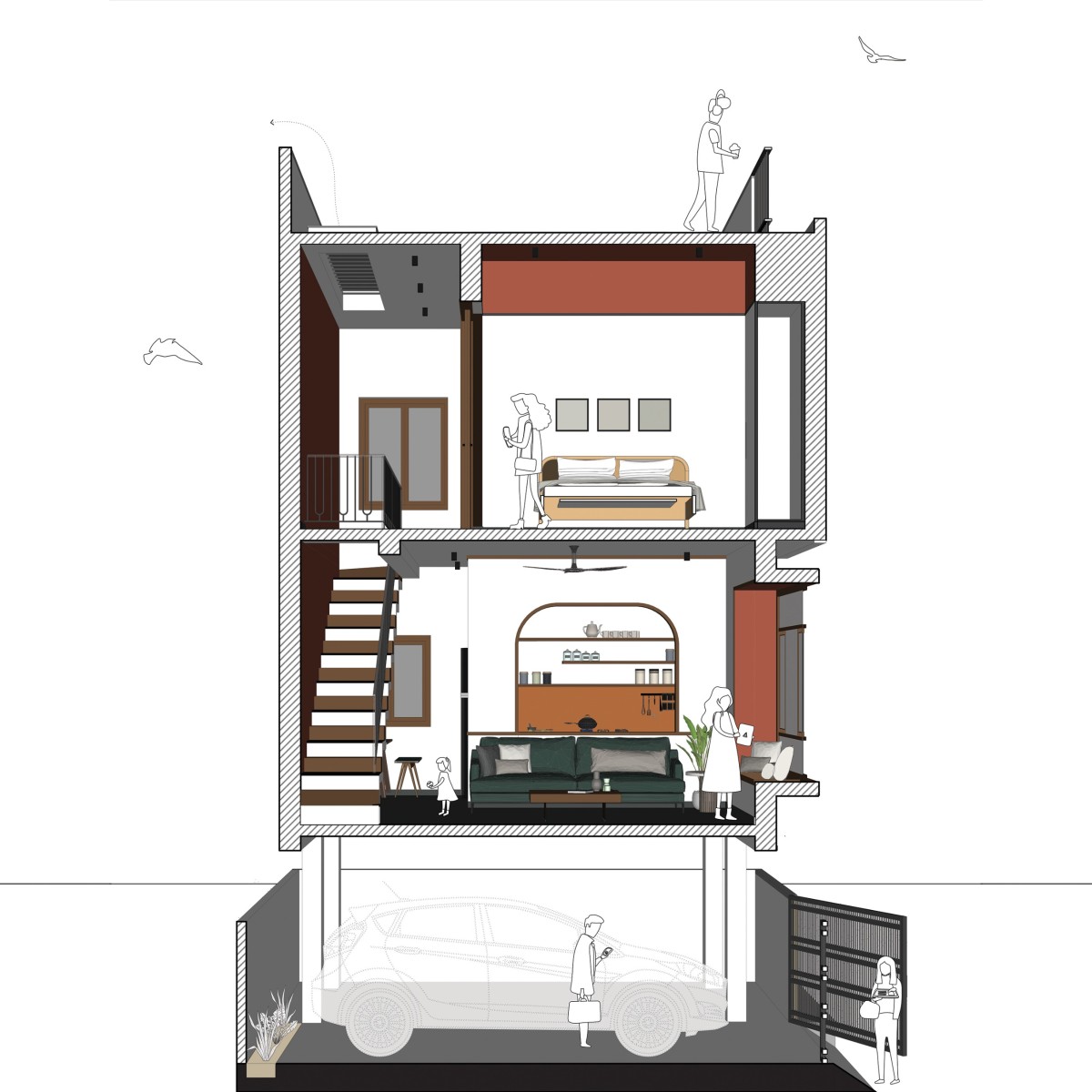 Section 1-The Lego House by AUKH Studio of Design