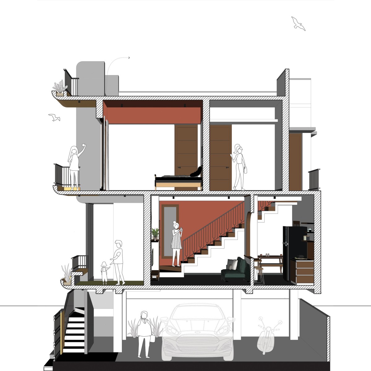 Section 2-The Lego House by AUKH Studio of Design