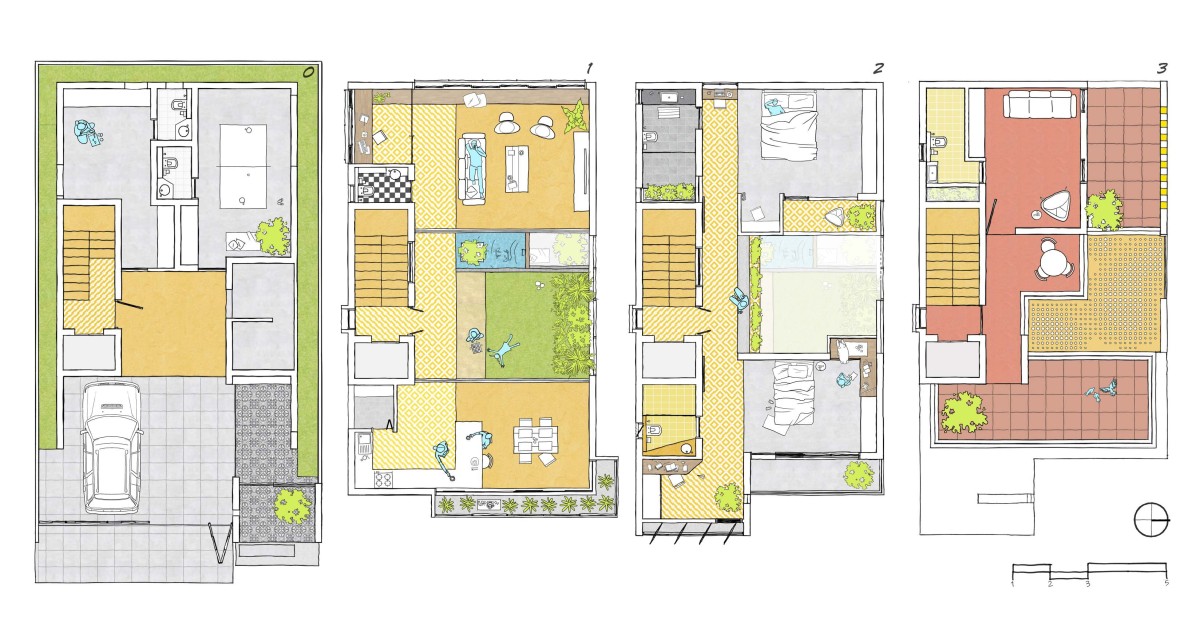 Plans of Soul Garden by Spacefiction Studio