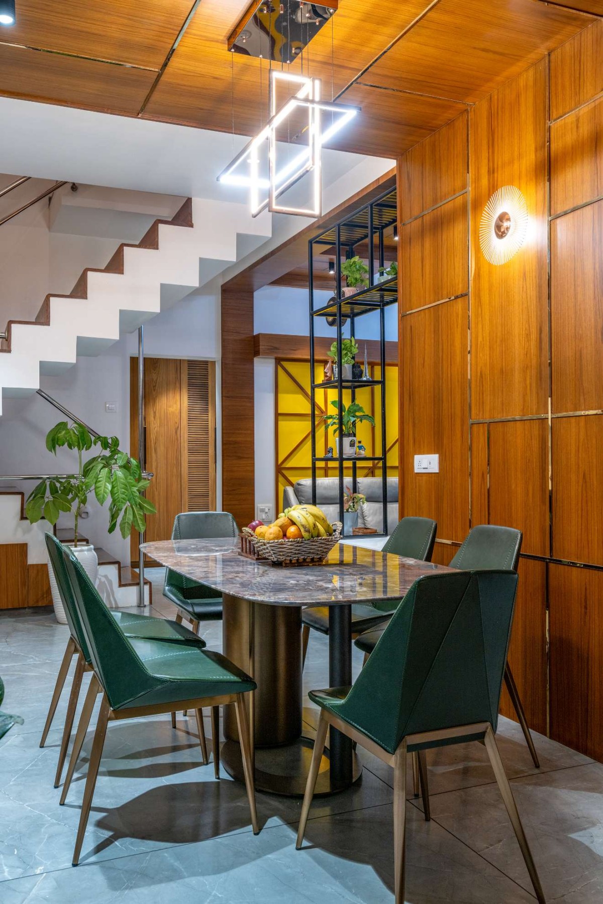 Dining of Avaradi House by Sense of Space Architecture Studio