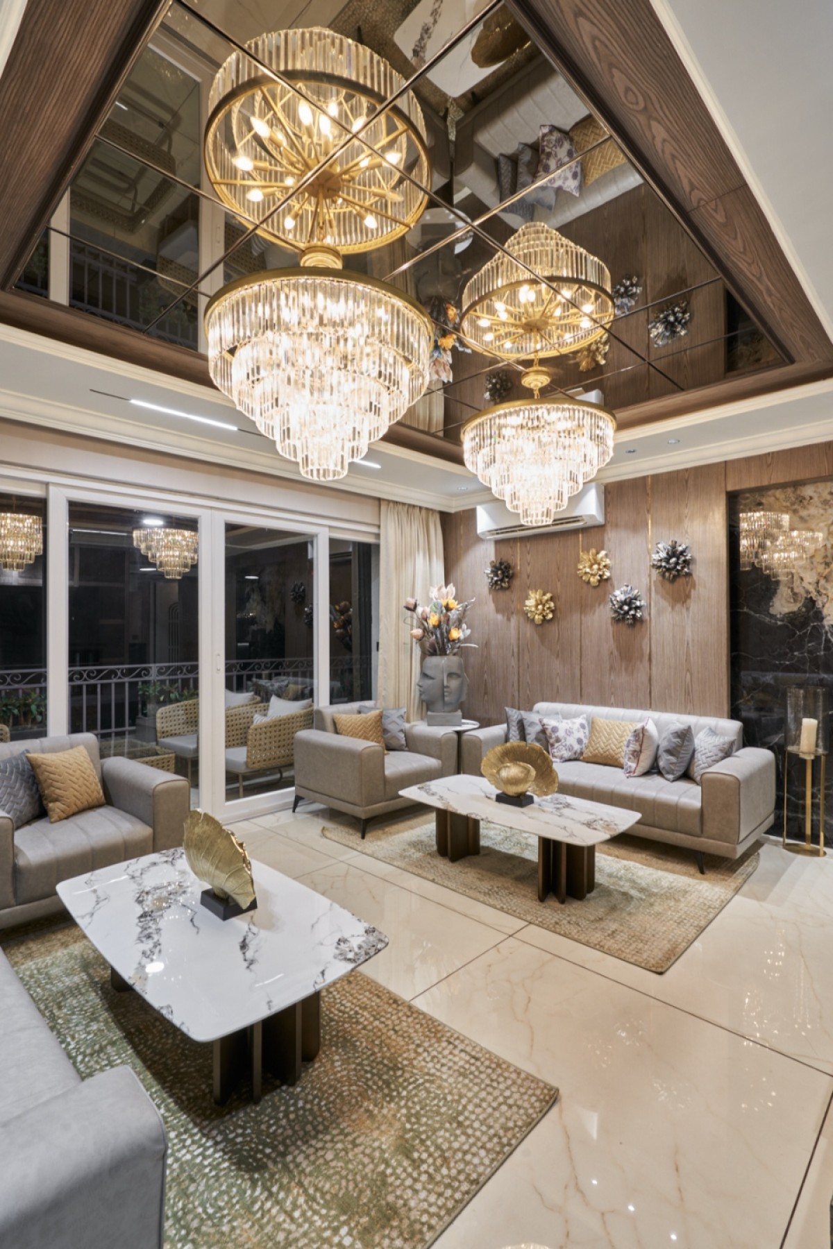 Living room of Courtyard Bellagio by Design Studio Associates