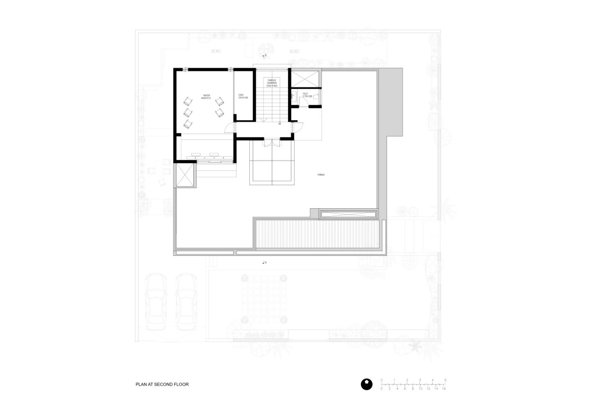 Second floor plan of HVR by 540X Partners