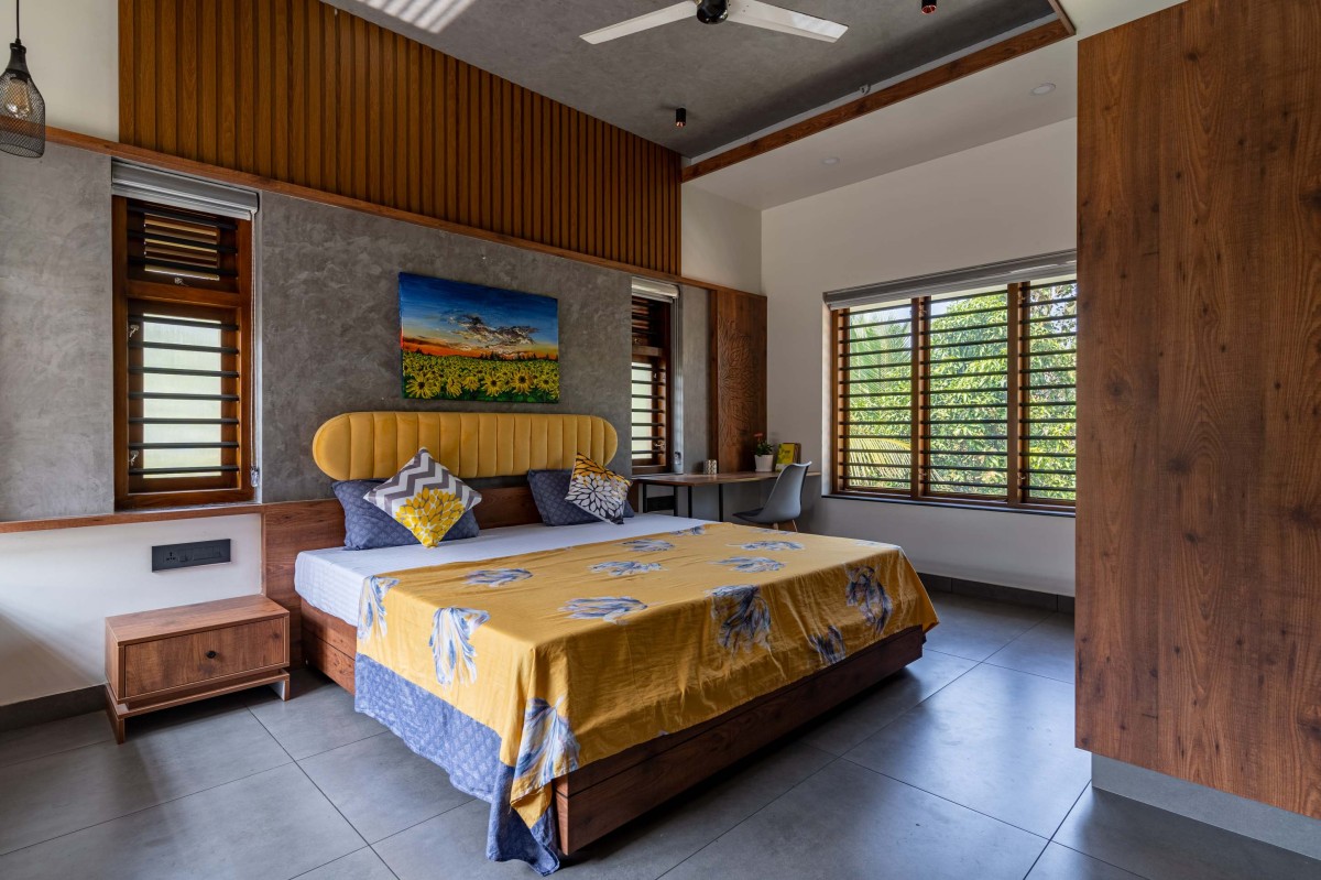 Bedroom 2 of Saswatha by GVQ Architecture Studio