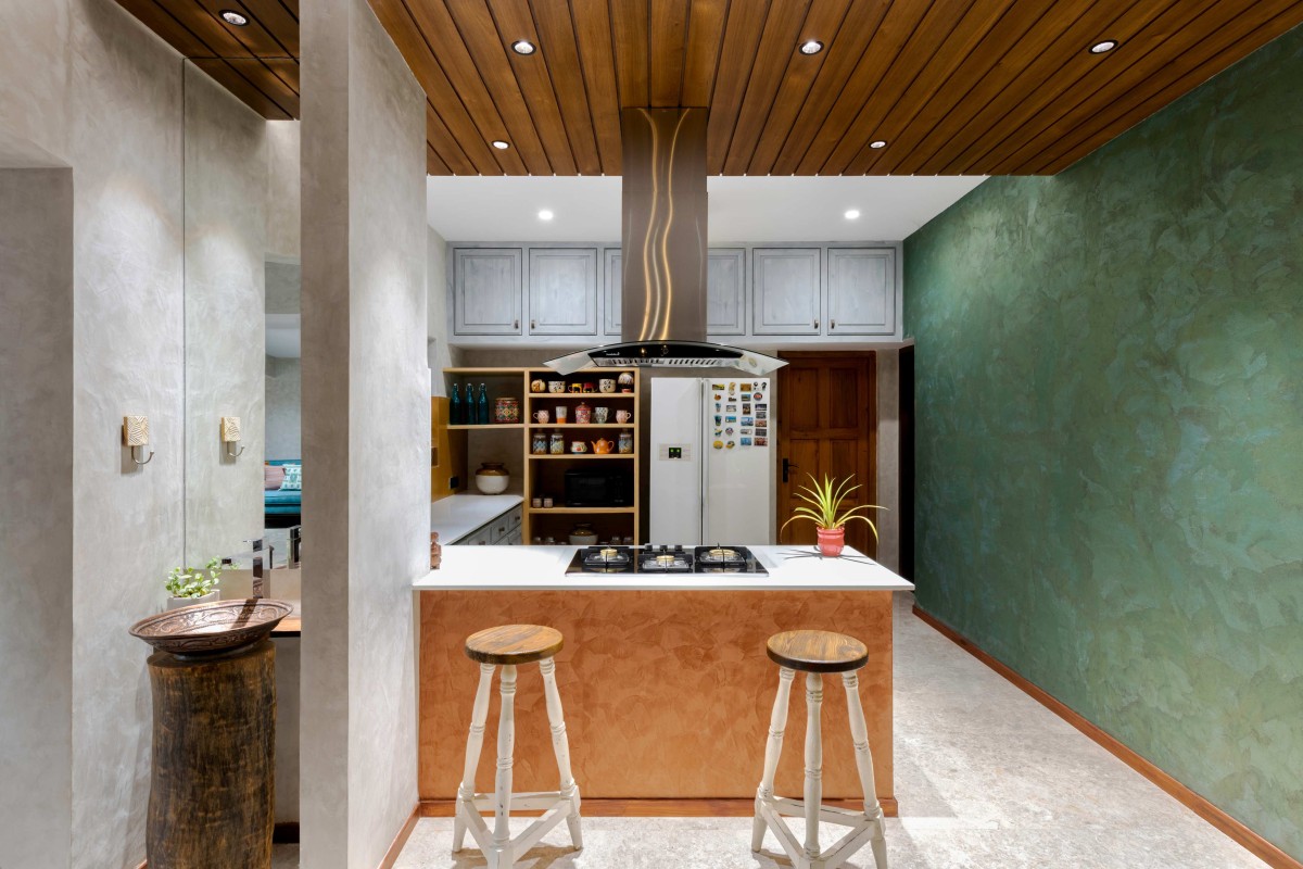 Kitchen of Anusmaranam by Studio TAB