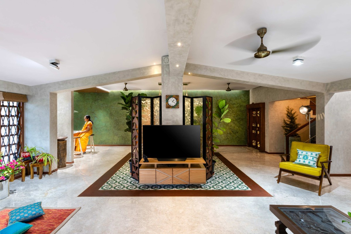 Living room of Anusmaranam by Studio TAB