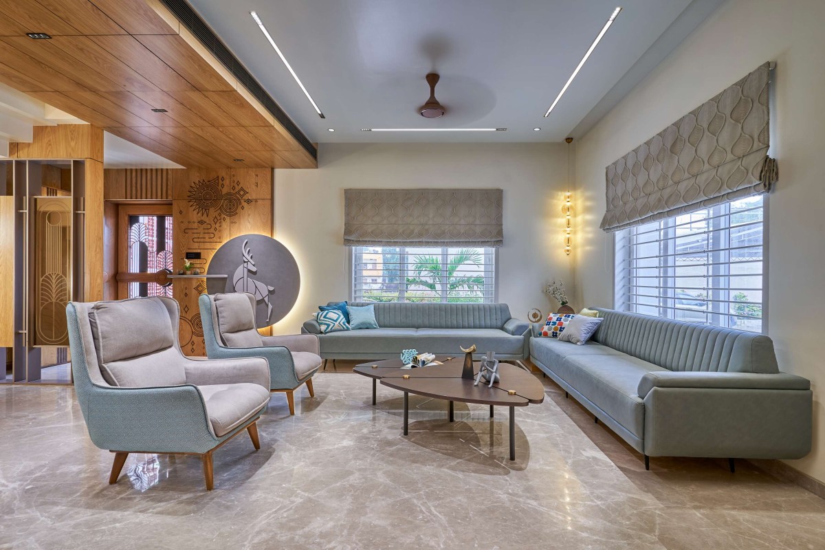 Living room of Nest by Era Architect & Associates