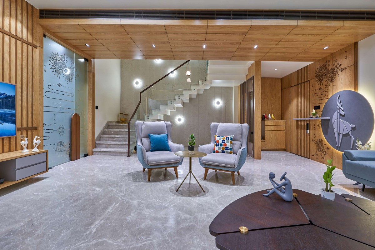 Living room of Nest by Era Architect & Associates